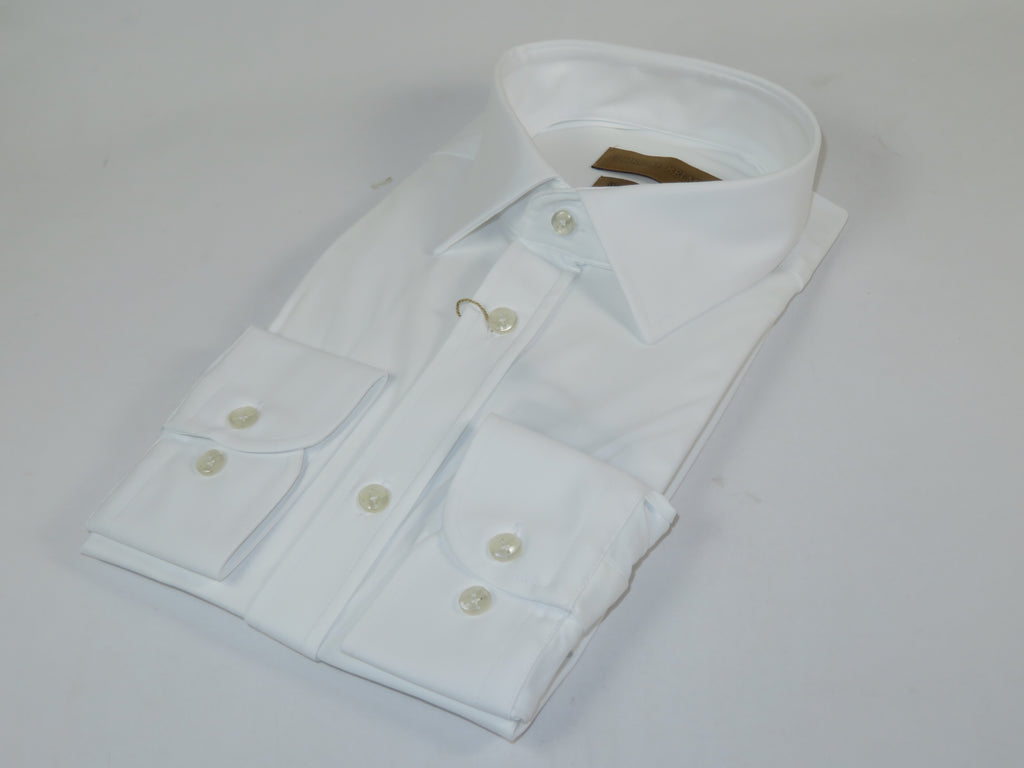 Giorgio Belman Shirts Stretchable Fabric Soft and Comfortable GB-MAGGI White