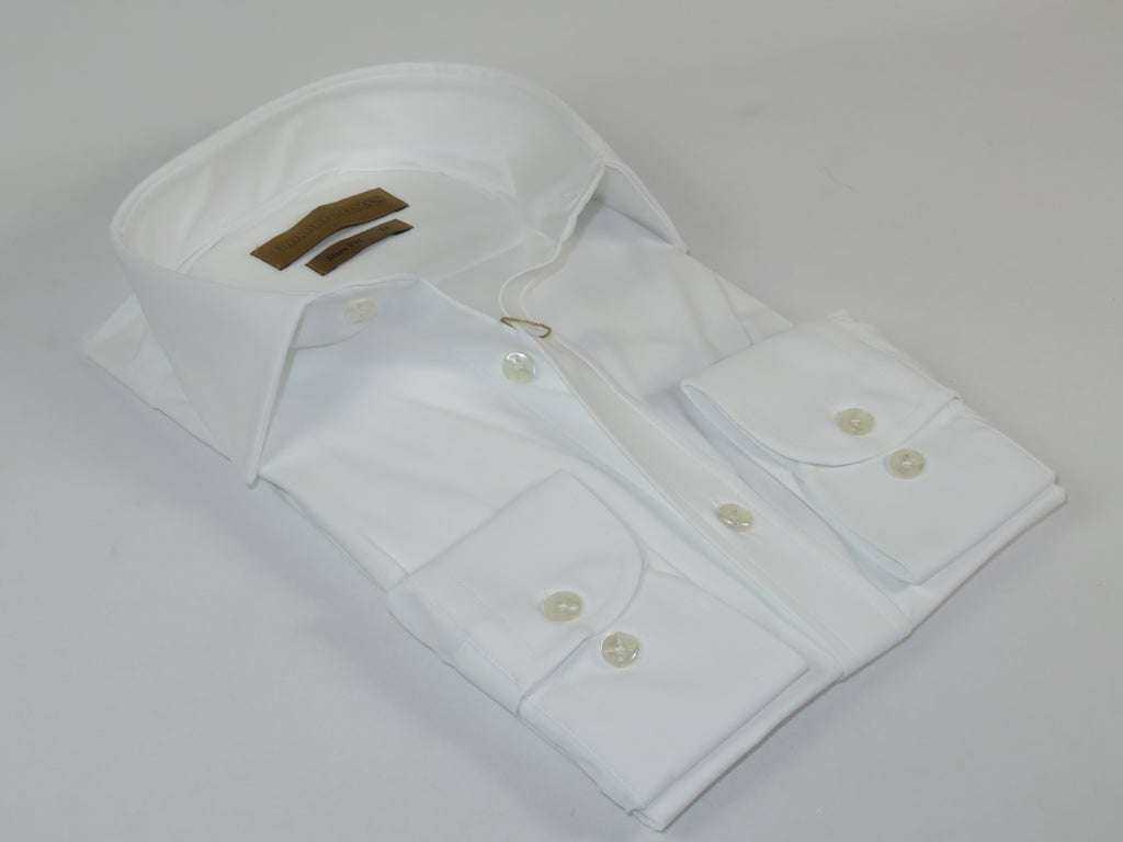 Giorgio Belman Shirts Stretchable Fabric Soft and Comfortable GB-MAGGI White