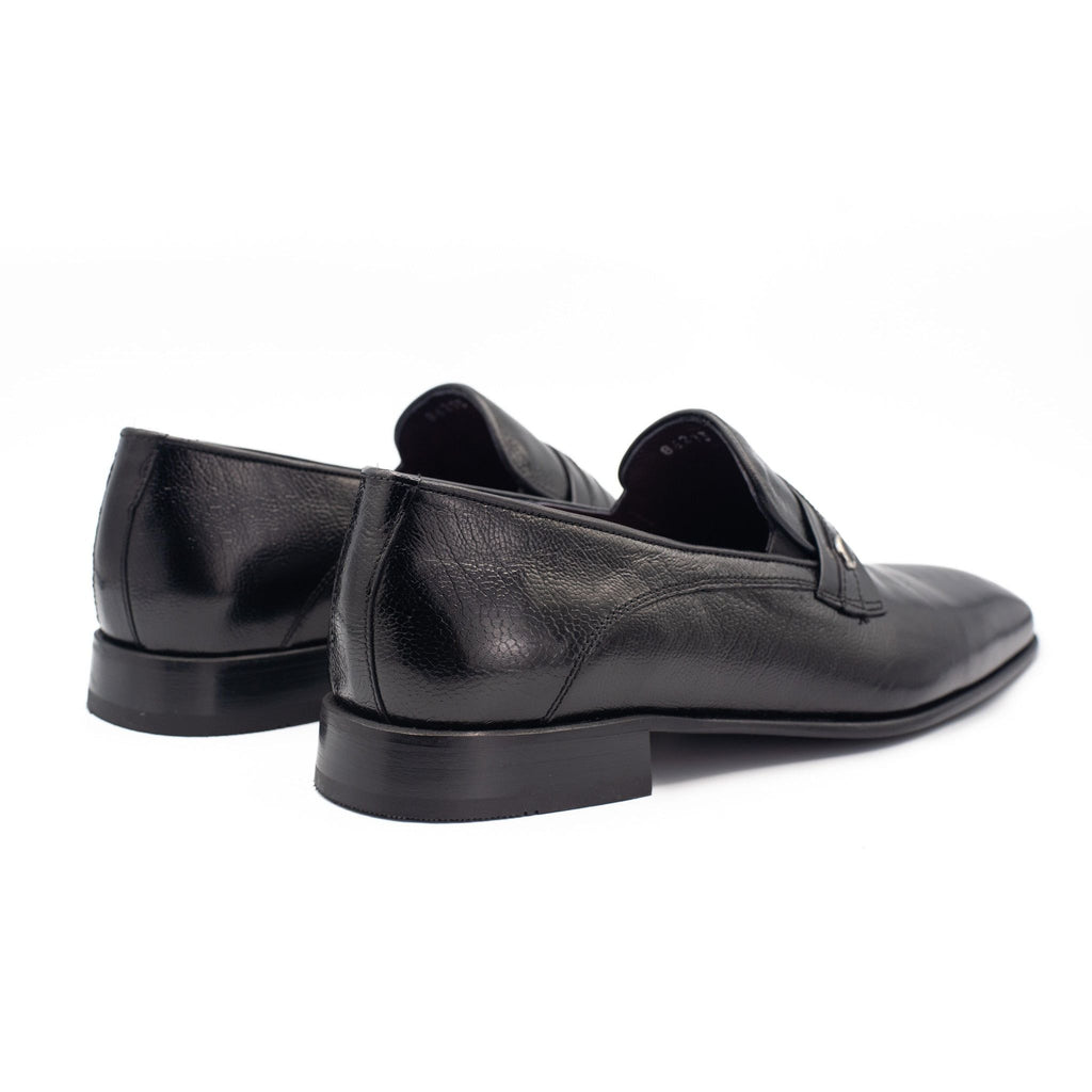 The Bangkok Black Penny Loafer Men Shoe