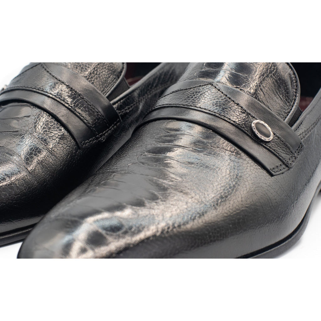 The Bangkok Black Penny Loafer Men Shoe
