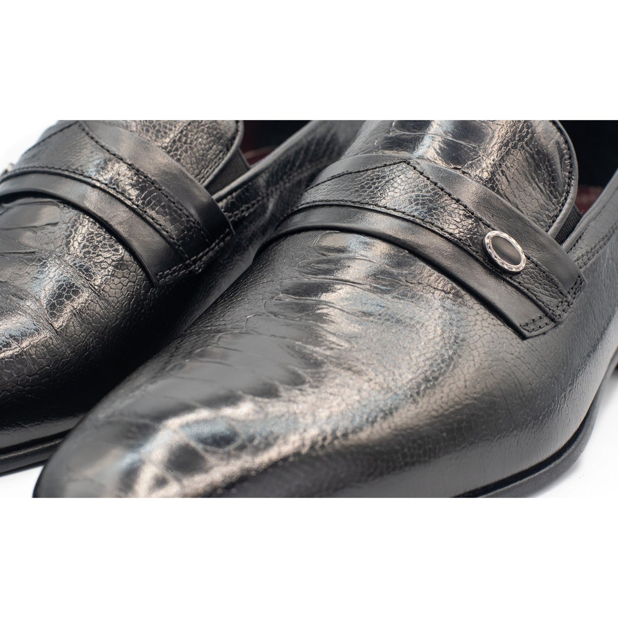 The Bangkok Black Penny Loafer Men Shoe