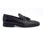 The Modica Black Leather Tassel Loafer Final Sale!
