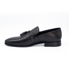 The Modica Black Leather Tassel Loafer Final Sale!