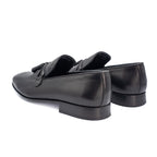 The Modica Black Leather Tassel Loafer Final Sale!