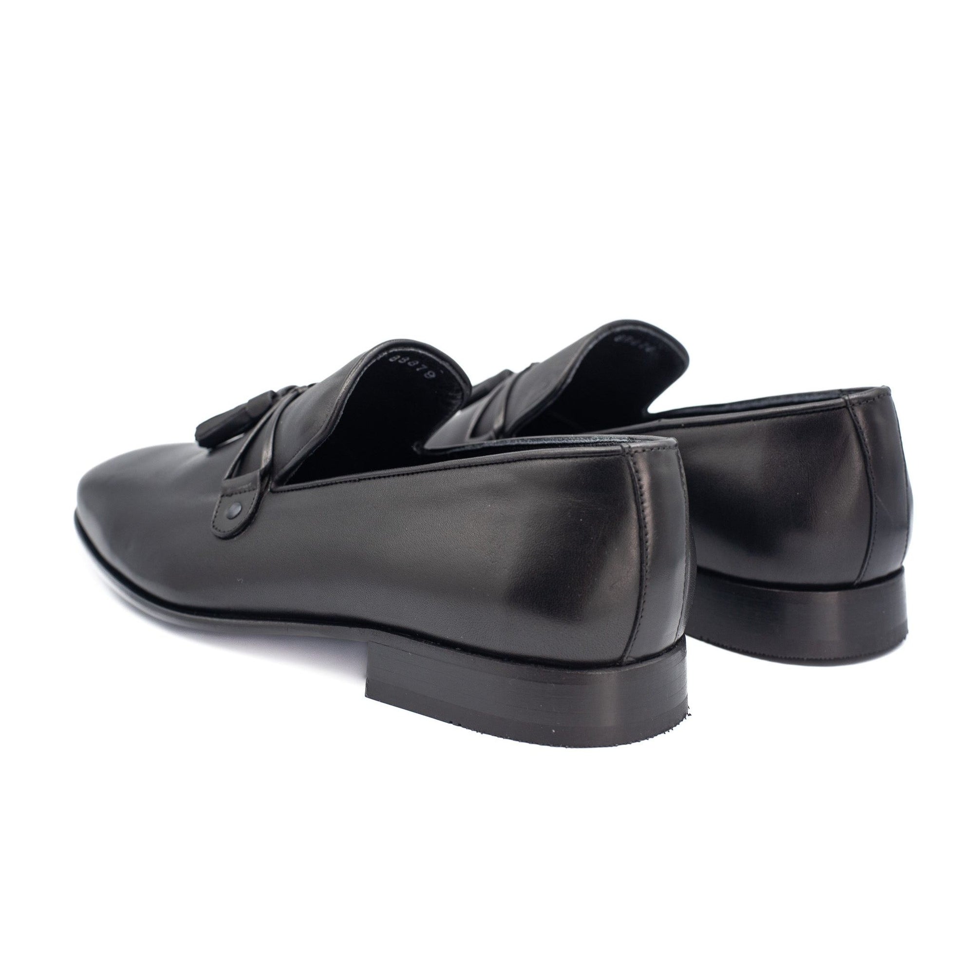 The Modica Black Leather Tassel Loafer Final Sale!