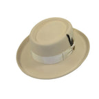 Men Bruno Capelo Hat Australian Wool Crushable Wide Brim GAMBLER GAM103 Ivory