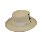 Men Bruno Capelo Hat Australian Wool Crushable Wide Brim GAMBLER GAM103 Ivory