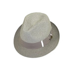 Men's Bently Soft Fedora Briad Straw Hat Stingy Brim Gino Gi217 Silver Gray