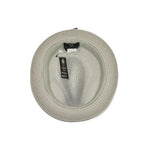 Men's Bently Soft Fedora Briad Straw Hat Stingy Brim Gino Gi217 Silver Gray