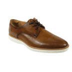 Men's Shoes By Santino Luciano Dress Comfort Light Weight H2461 Cognac