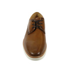 Men's Shoes By Santino Luciano Dress Comfort Light Weight H2461 Cognac