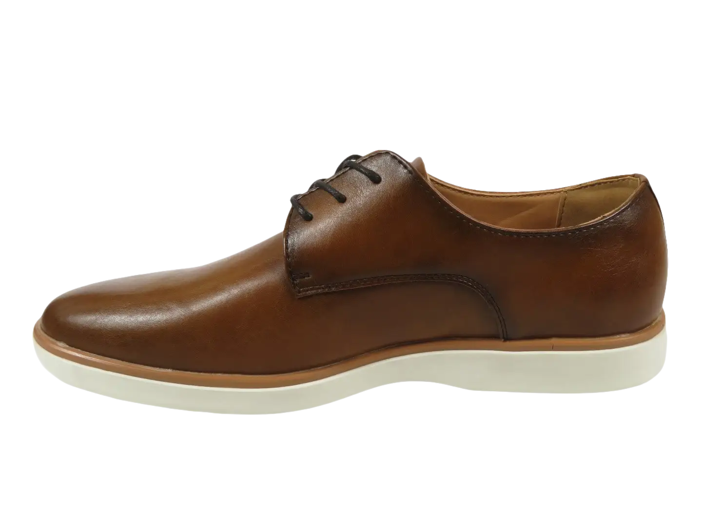 Men's Shoes By Santino Luciano Dress Comfort Light Weight H2461 Cognac