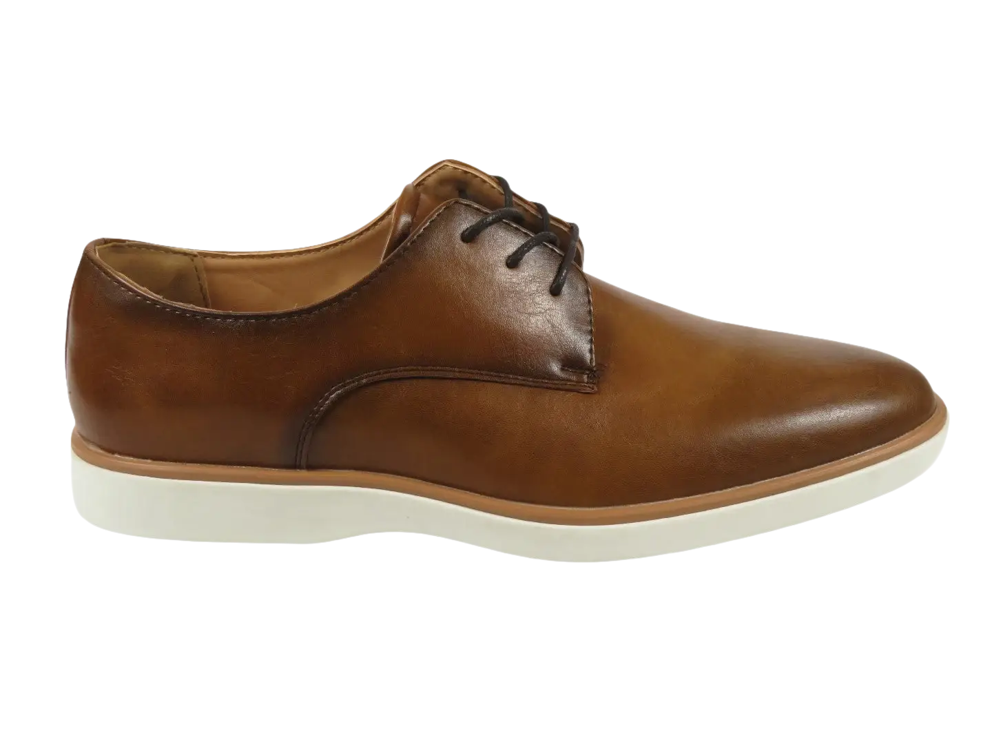 Men's Shoes By Santino Luciano Dress Comfort Light Weight H2461 Cognac