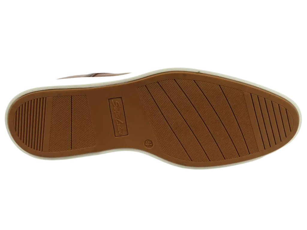 Men's Shoes By Santino Luciano Dress Comfort Light Weight H2461 Cognac