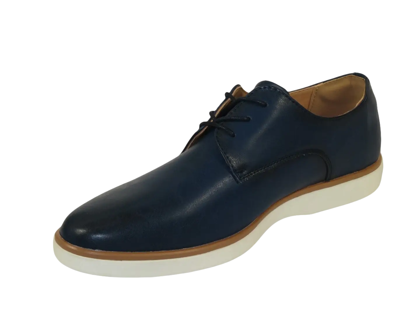 Men's Shoes By Santino Luciano Dress Comfort Light Weight H2461 Navy Blue