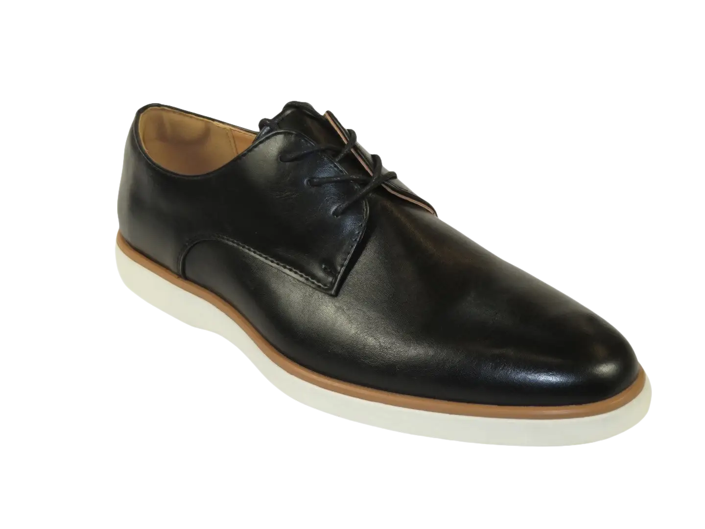 Men's Shoes By Santino Luciano Dress Comfort Light Weight H2461 Black