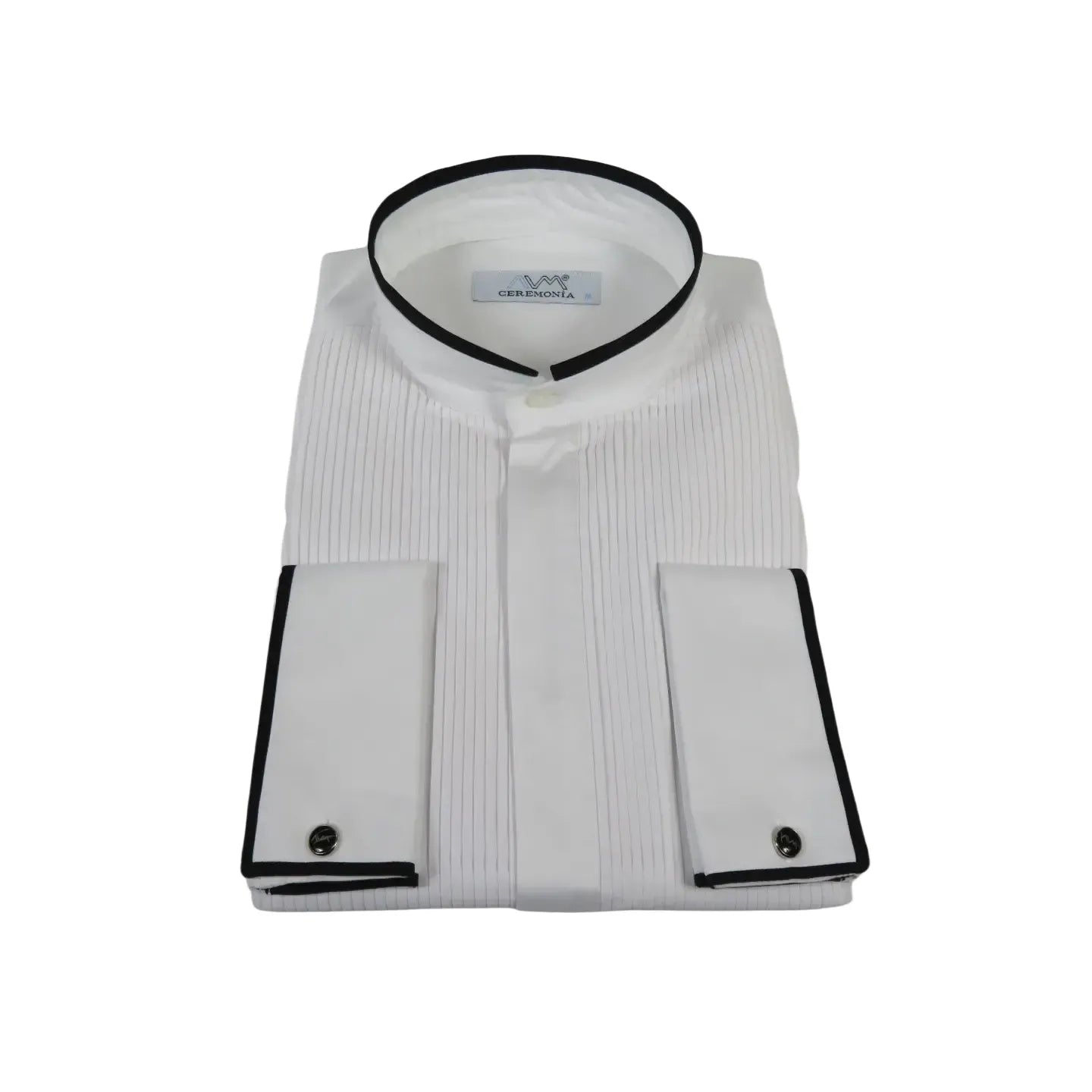 Men Ceremonia Formal Cotton Shirt Collarless Slim Fit Turkey #HB 33 White/Black, Men's, Size: 2XL,18-18.5 Neck Men Ceremonia Formal Cotton Shirt Collarless Slim Fit Turkey #HB 33 White/Black, Men's, Size: 2XL,18-18.5 Neck