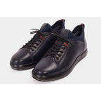 The Hoxton Navy Leather Men  Sneaker Final Sale!