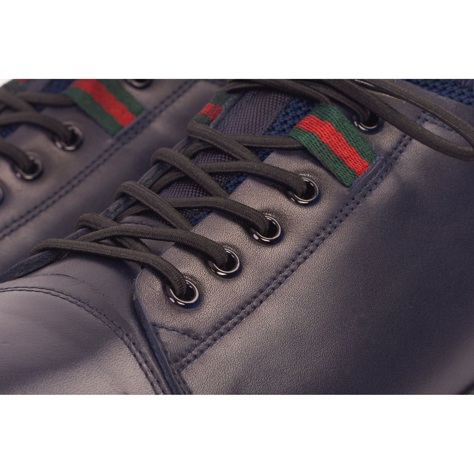 The Hoxton Navy Leather Men  Sneaker Final Sale!