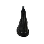 Men's Slip On Boot STEVE MADDEN Leather Upper Plain Toe Hatton Black