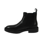 Men's Slip On Boot STEVE MADDEN Leather Upper Plain Toe Hatton Black