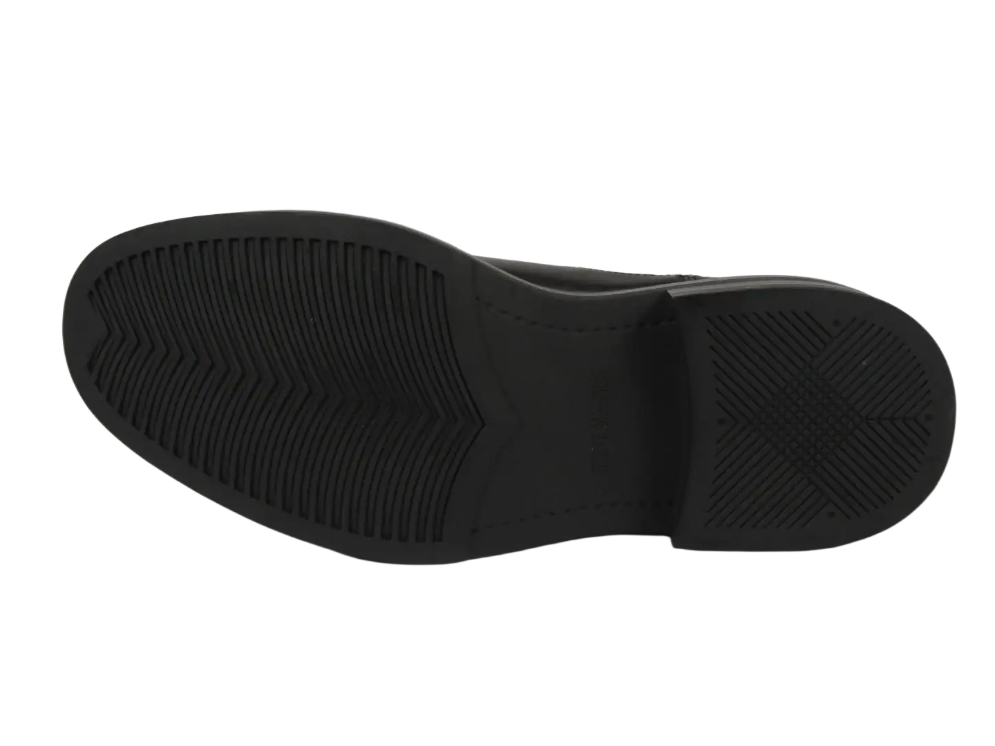 Men's Slip On Boot STEVE MADDEN Leather Upper Plain Toe Hatton Black