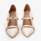 The Annapolis Cream Patent Leather Pump Women Shoe