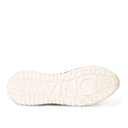 Vinci The Cenova White & Gold Leather Men Sneaker