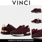 The Scarlet Burgundy Leather Women Sneaker