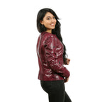 Towanda Snake Leather Women Jacket