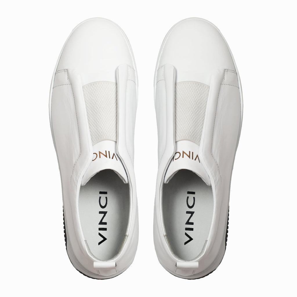 Vinci The Urgup White Men Leather Dress Sneaker
