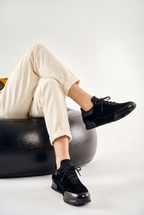 Vinci The Hudson Black Suede Men Sneaker