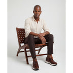 The Obsidian Tan Snake Leather Men Sneaker