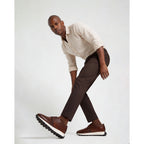 The Obsidian Tan Snake Leather Men Sneaker