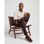 The Obsidian Tan Snake Leather Men Sneaker