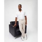 Vinci The Cenova White & Gold Leather Men Sneaker