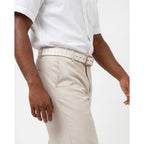 Vinci The Cenova White & Gold Leather Men Sneaker