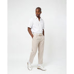 Vinci The Cenova White & Gold Leather Men Sneaker
