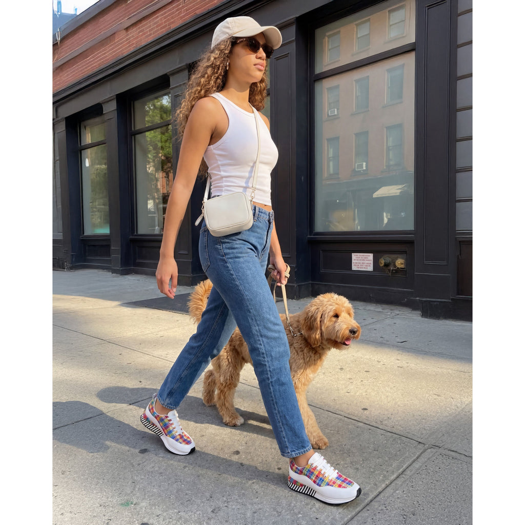 The Valencia White Leather Women Sneaker