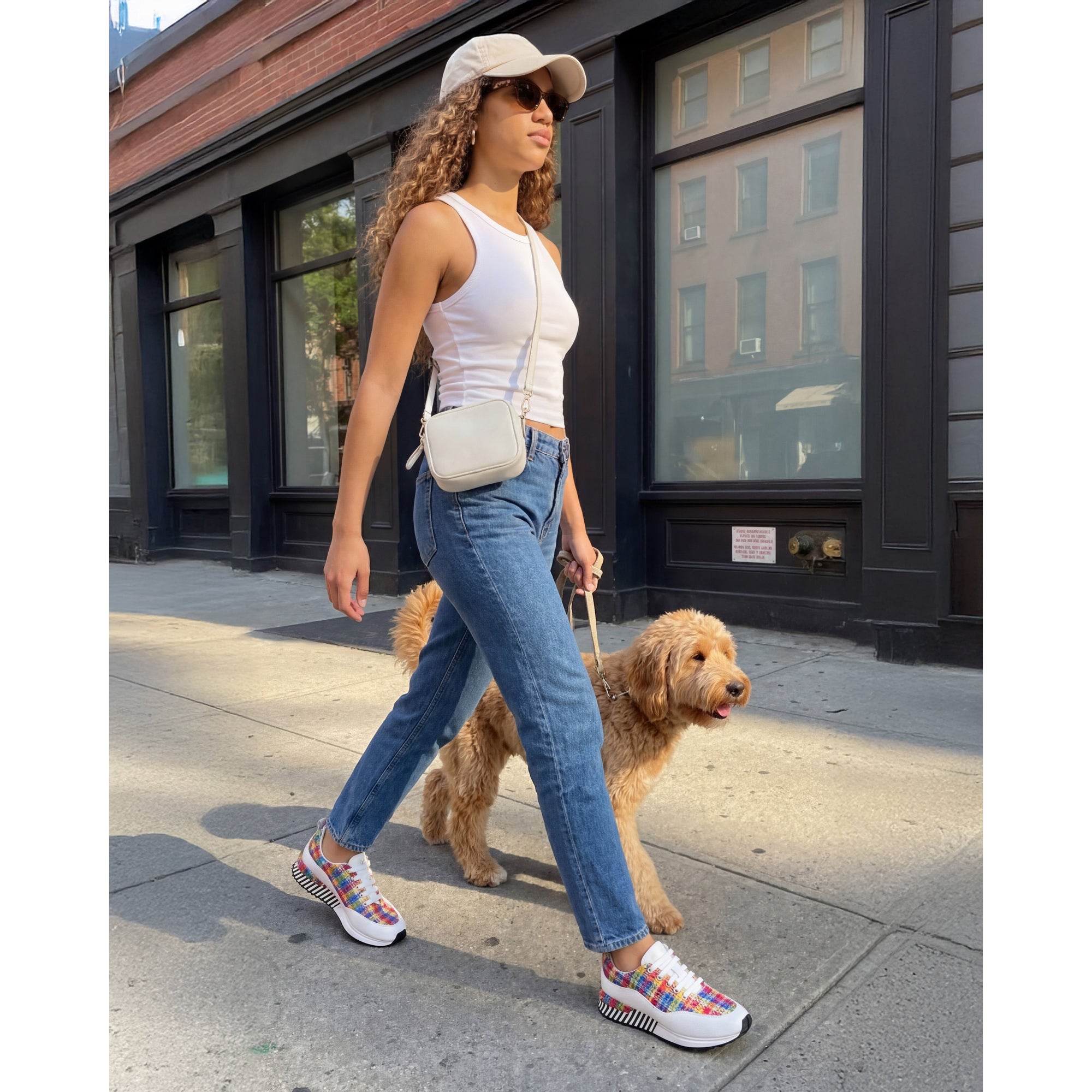 The Valencia White Leather Women Sneaker