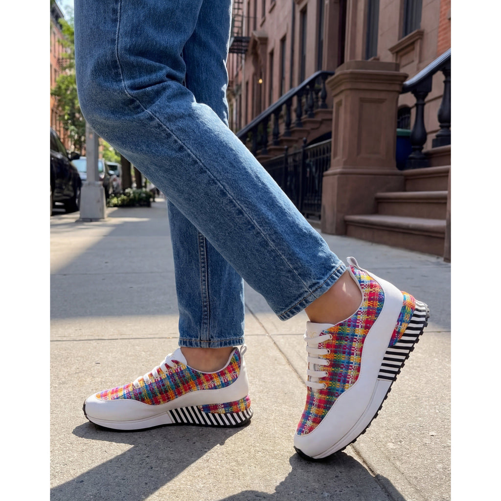 The Valencia White Leather Women Sneaker