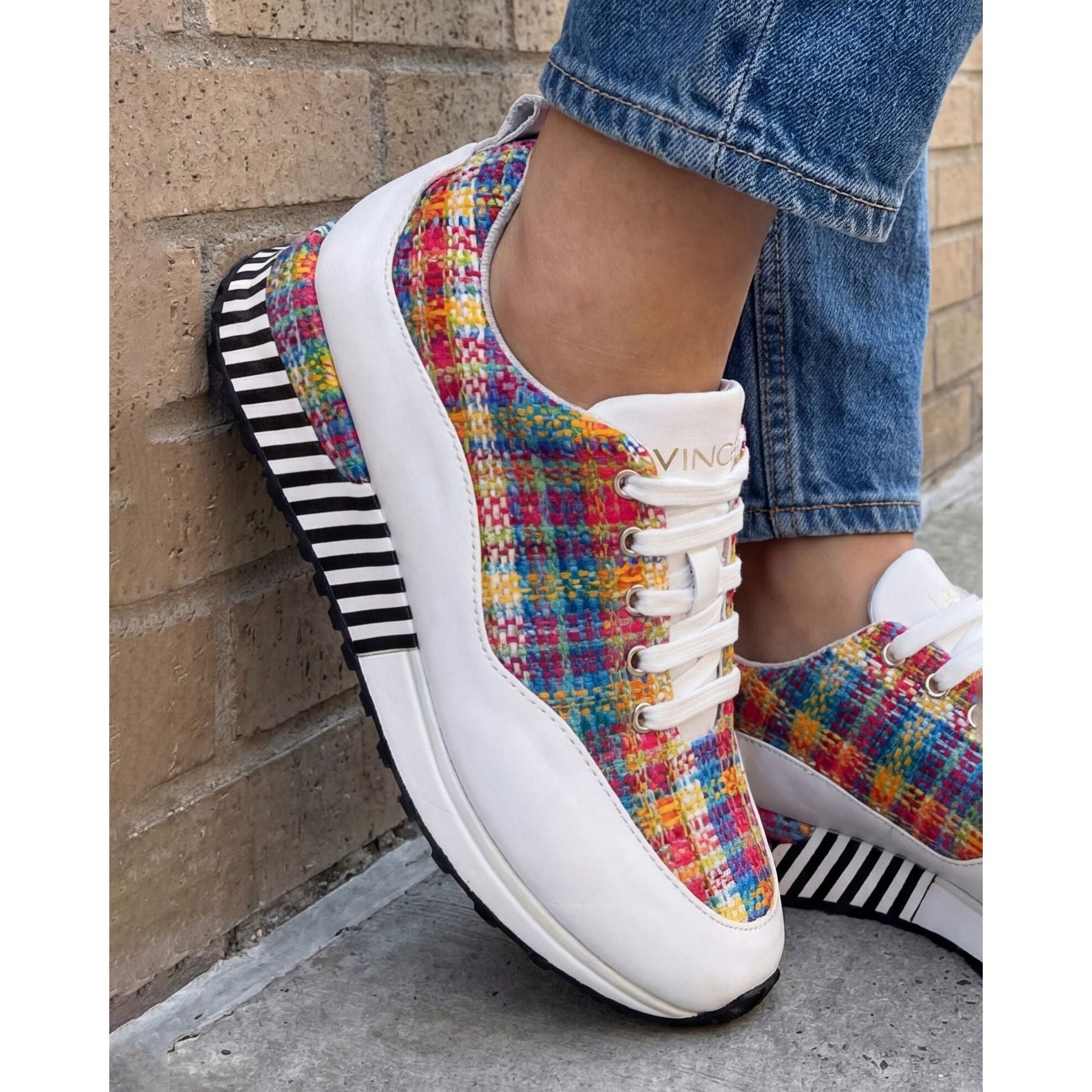 The Valencia White Leather Women Sneaker