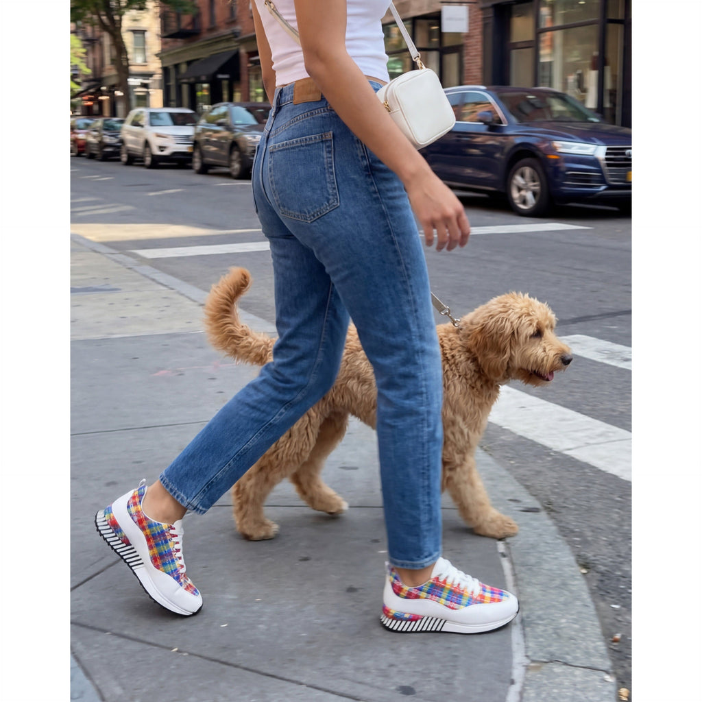 The Valencia White Leather Women Sneaker