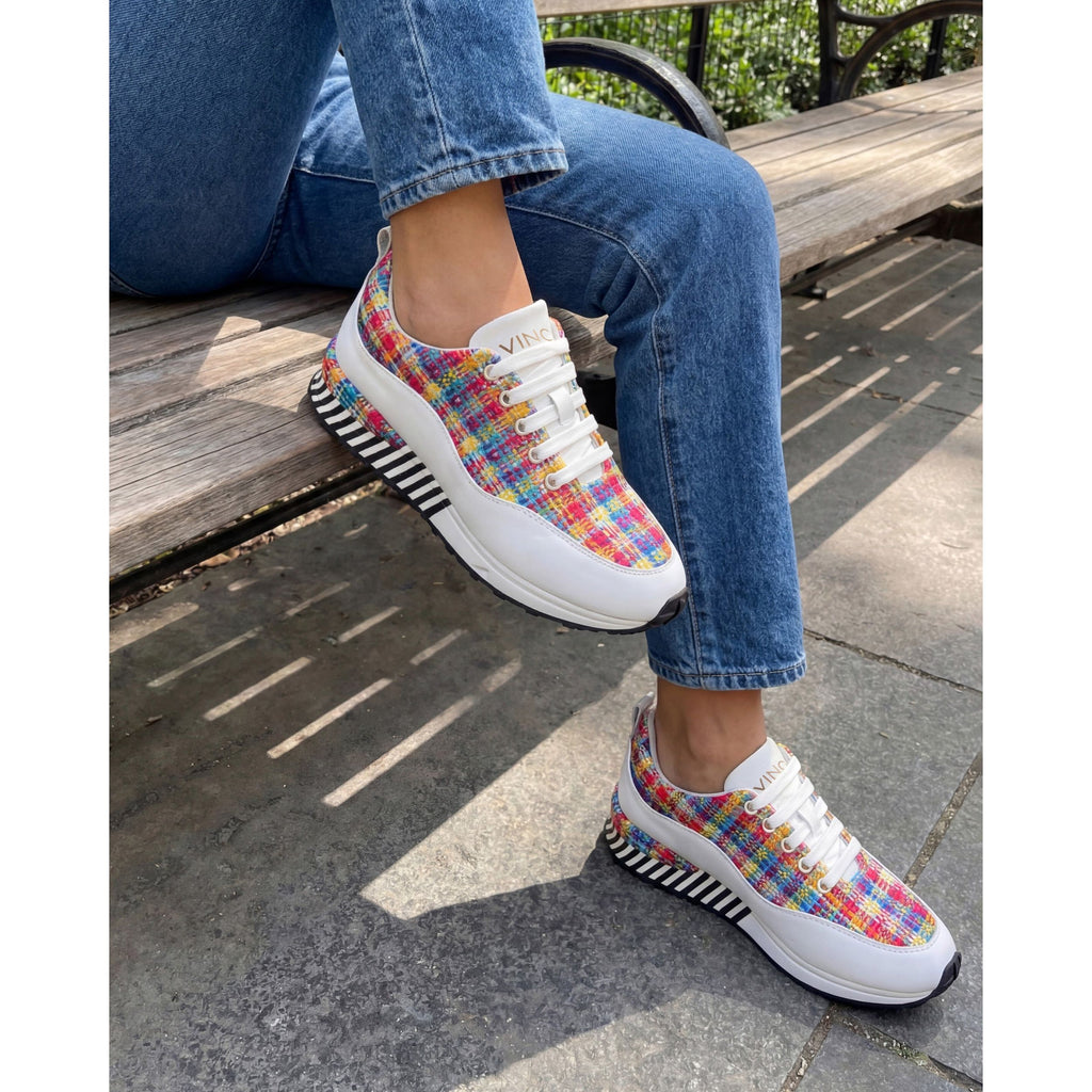 The Valencia White Leather Women Sneaker