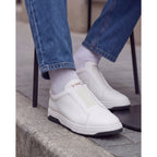 Vinci The Urgup White Men Leather Dress Sneaker