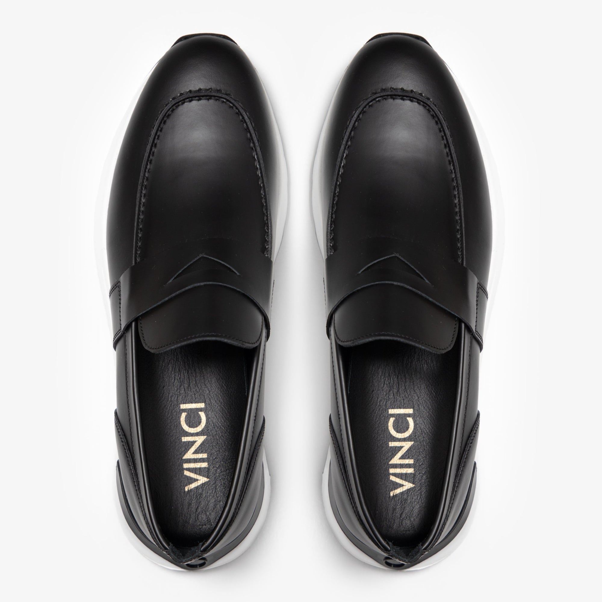 The Lumina Black Buffalo Leather Women Sneaker