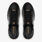 Vinci The Caesars Black Leather  Men Sneaker