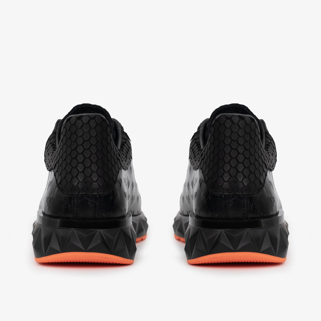 Vinci The Caesars Black Leather  Men Sneaker