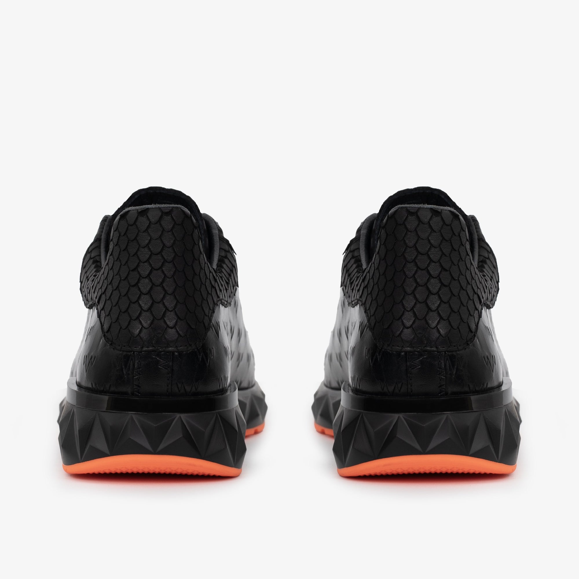 Vinci The Caesars Black Leather  Men Sneaker