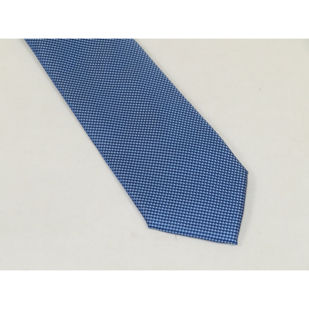 Men's Michael Kors Tie Classic Woven Silky Feel #MK-4 Blue Dots